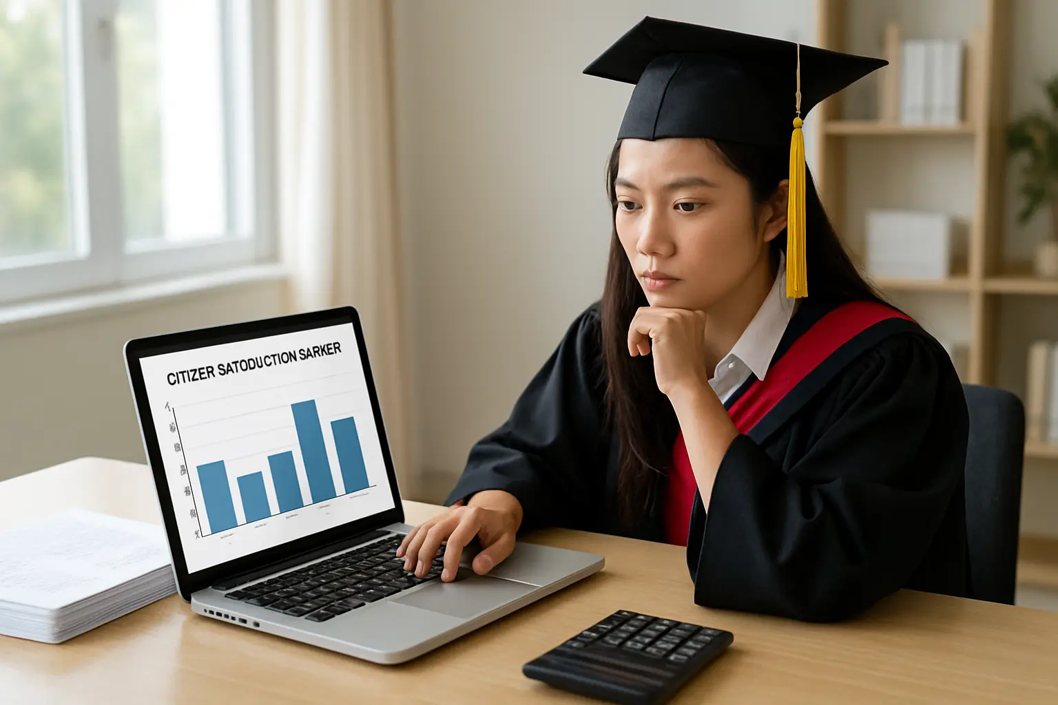 Cán bộ thống kê phân tích dữ liệu khảo sát hài lòng người dân trên phần mềm thống kê